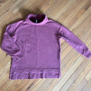 Athleta Plum Turtleneck Sweater Women’s Small Cozy Knit Pullover